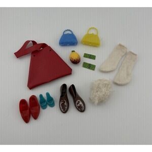 Vintage Barbie and Ken Accessories Shoes Purse Socks etc